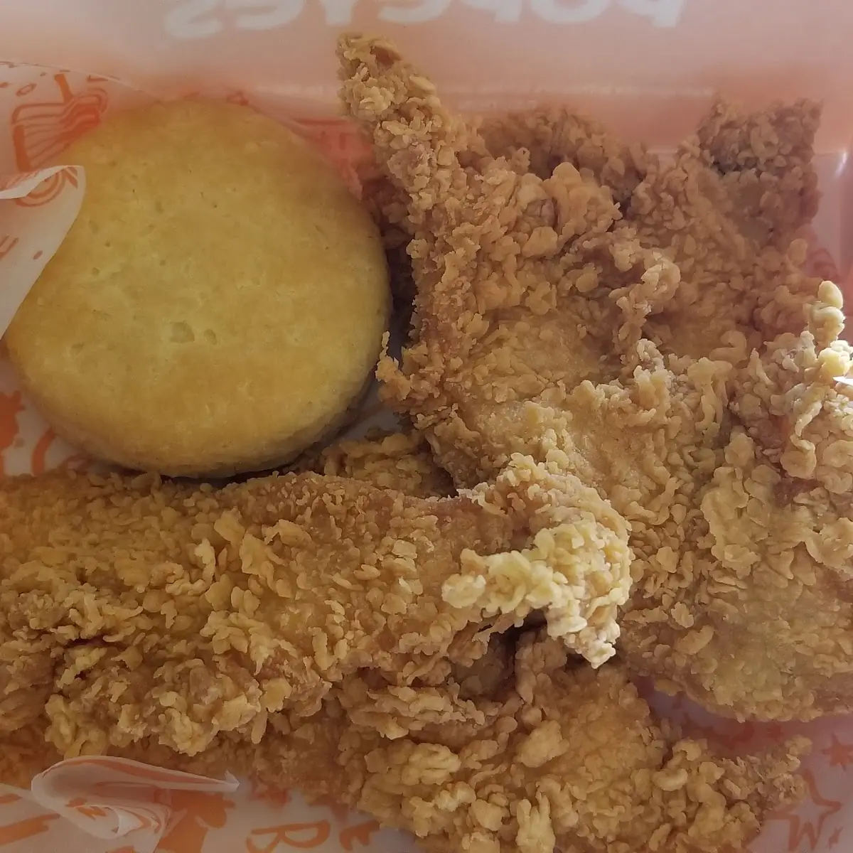 Popeyes Fried Chicken Dinner