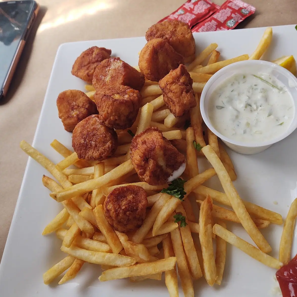 Fried Scallops