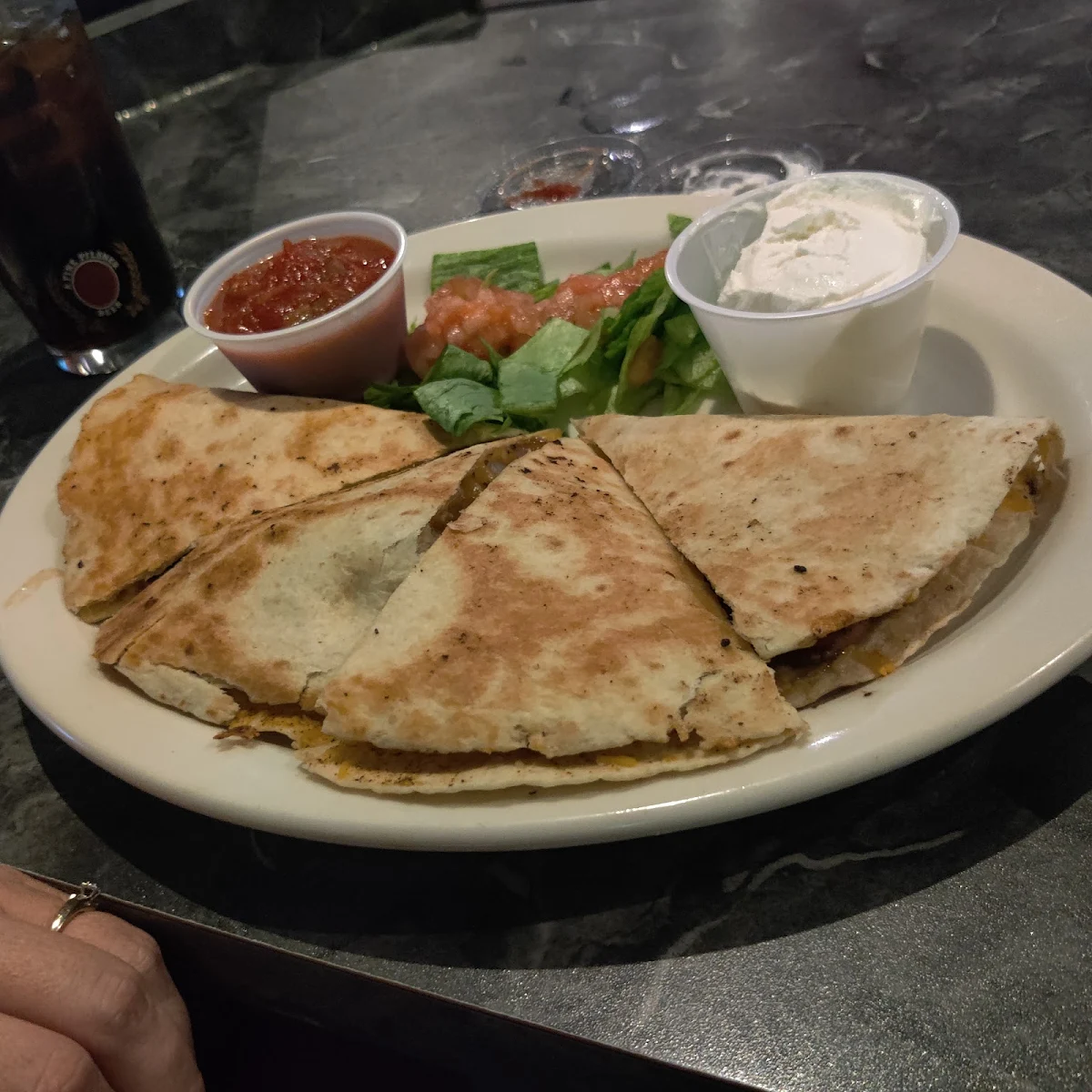 Chicken or Steak Quesadilla