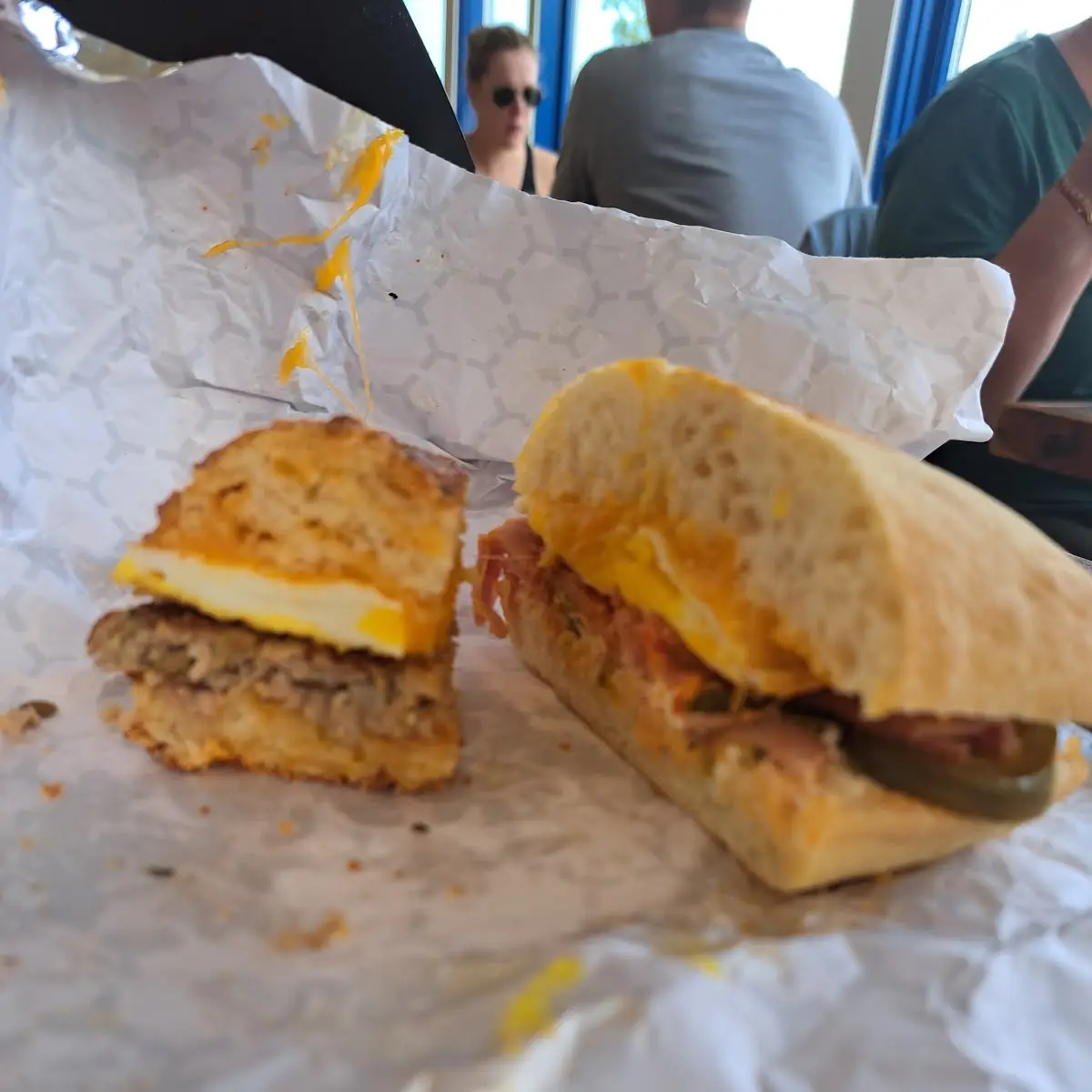 Jalepenos Breakfast Sandwich