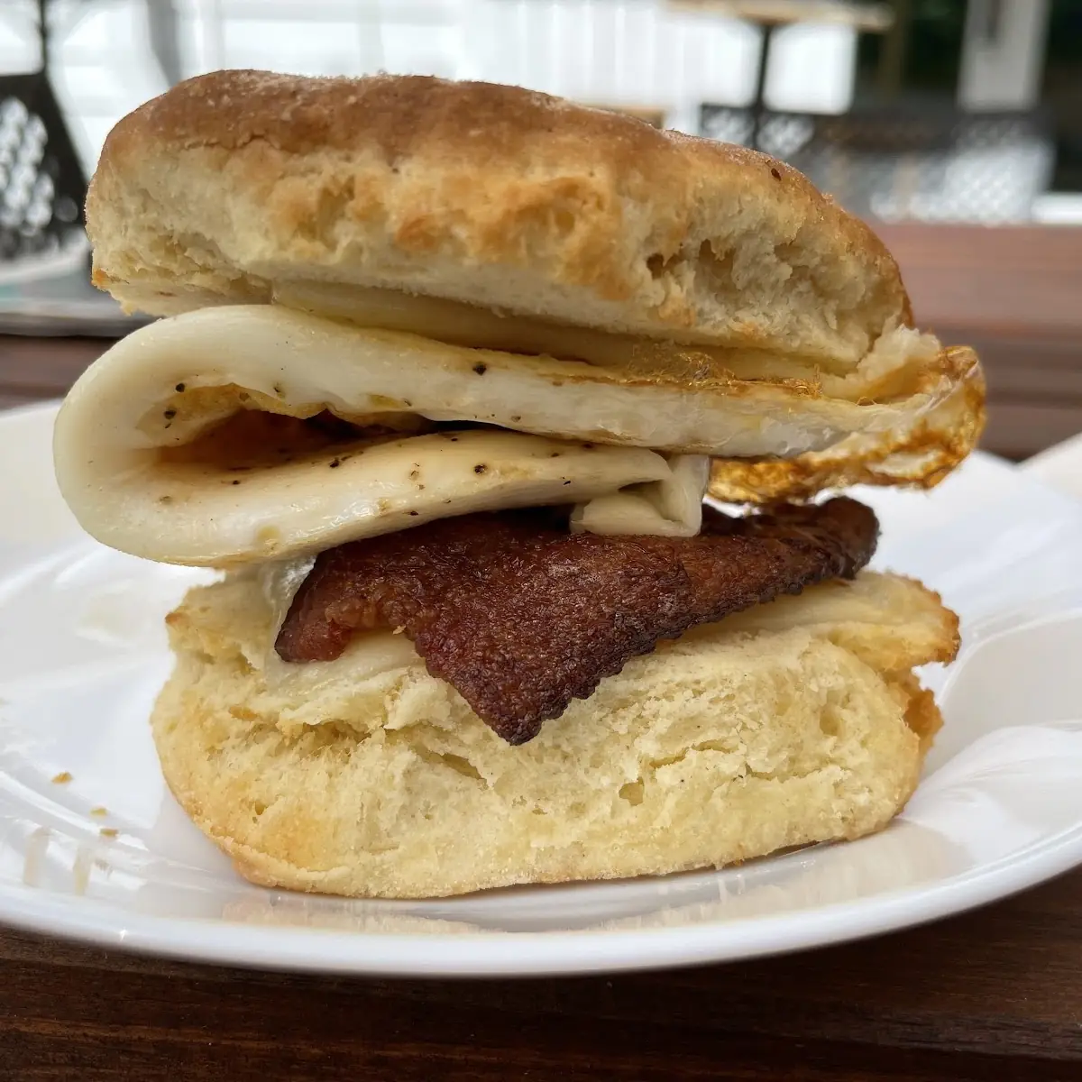 Bacon Egg and Cheese Biscuit