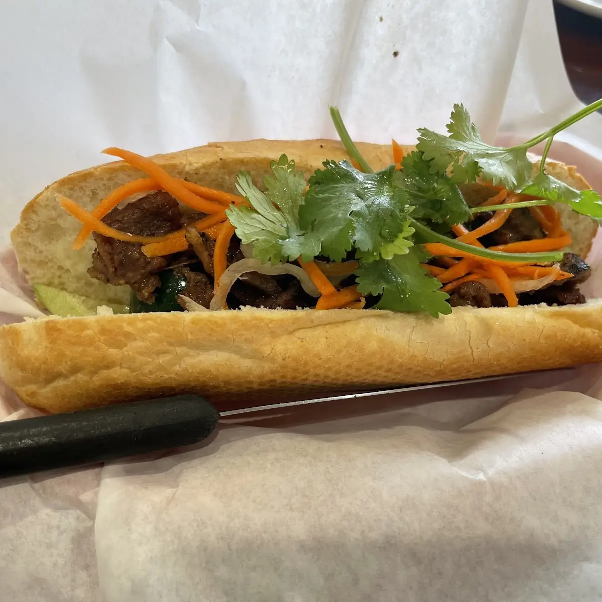 Banh MI and Fried Spring Rolls