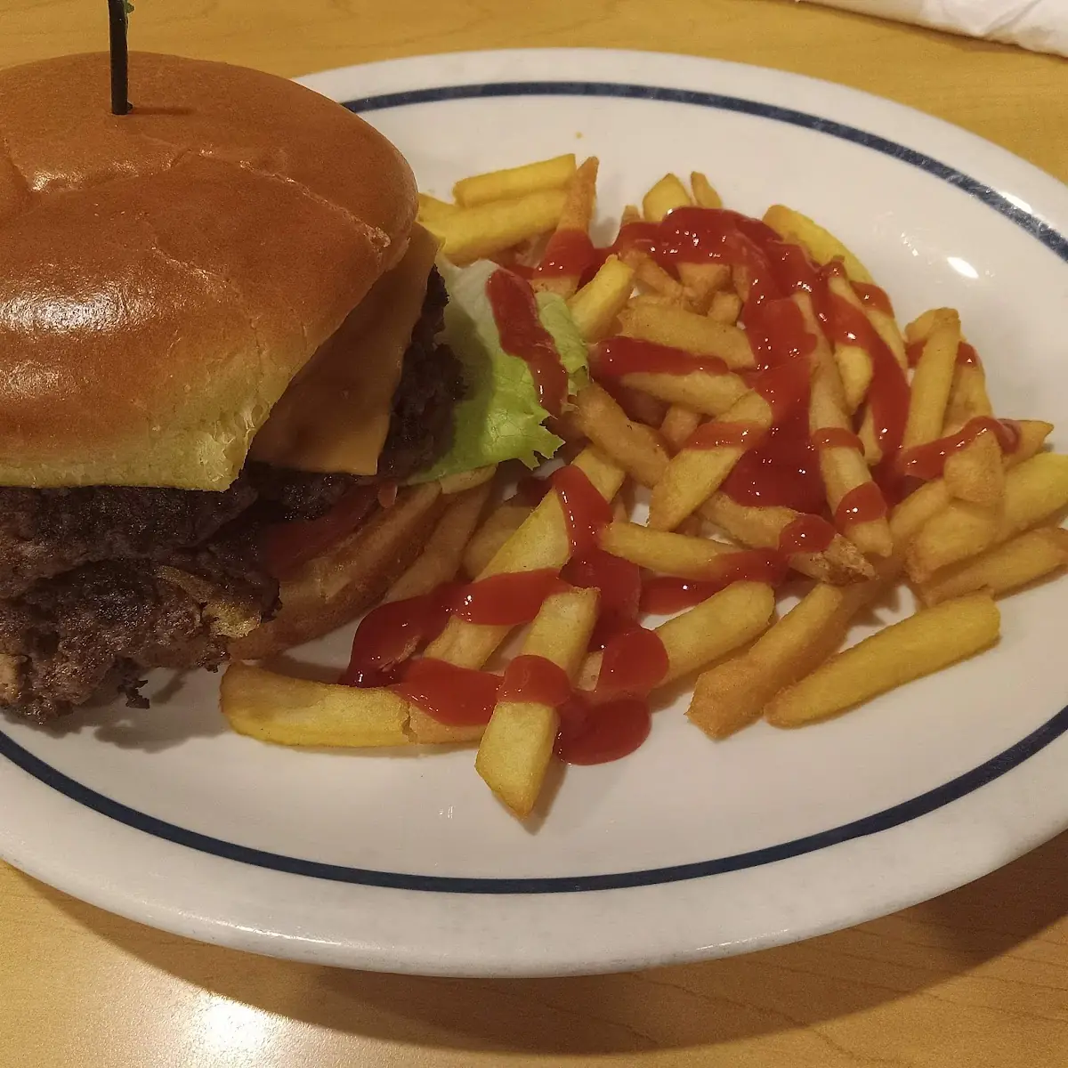 Double Cheeseburger with Fries