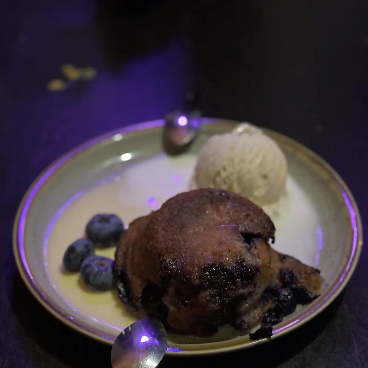 Blueberry Bread Pudding