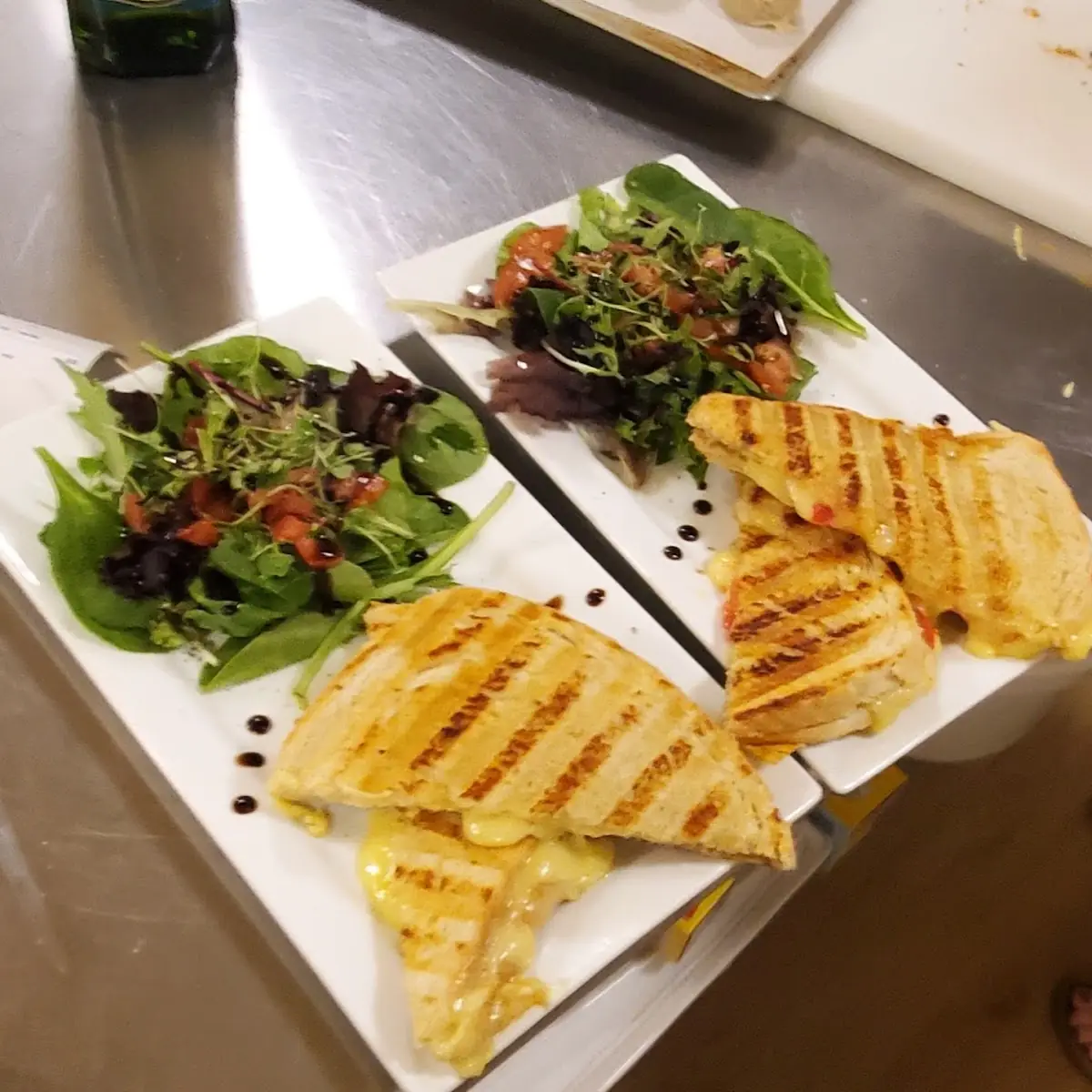 Grilled Cheese with Side Salad