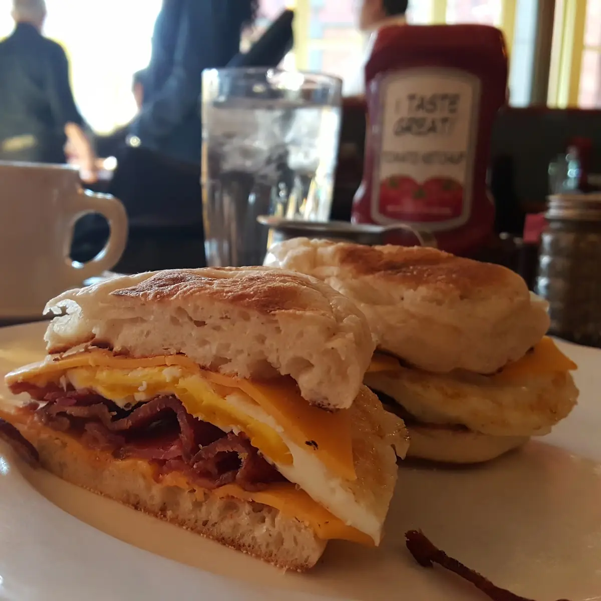 Bacon Egg and Cheese on an English Muffin