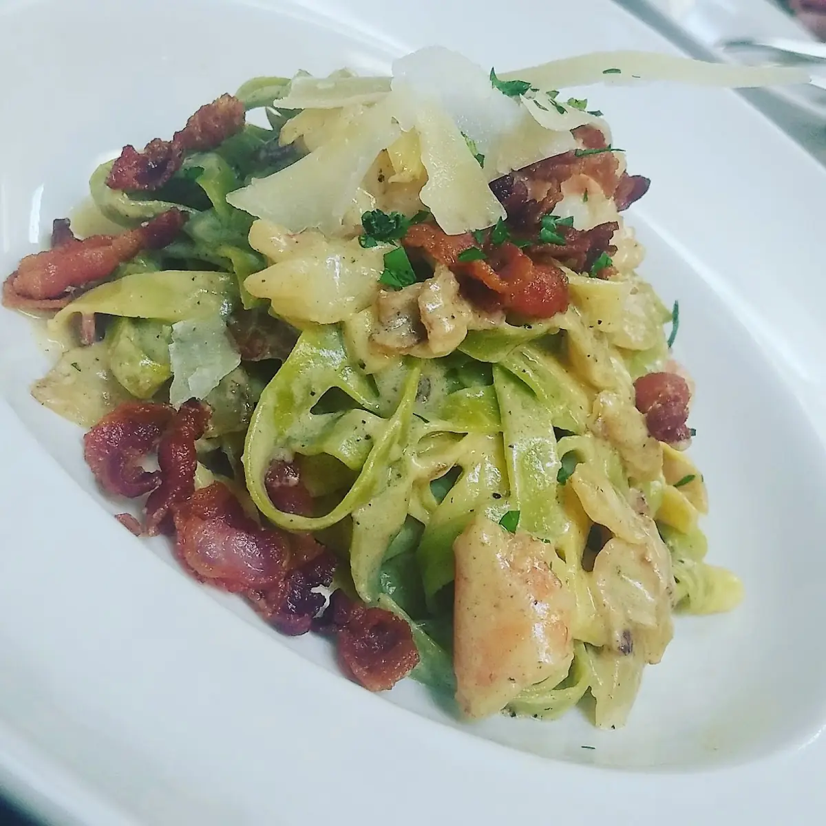 Fettucine Carbonara Pasta