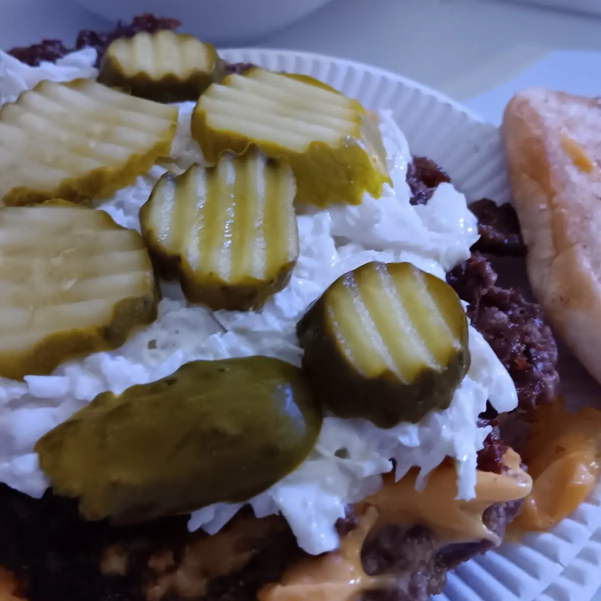 Double Cheeseburger Slaw and Picklez