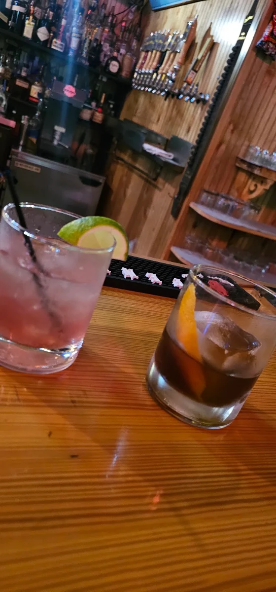Titos Cran and Old Fashioned