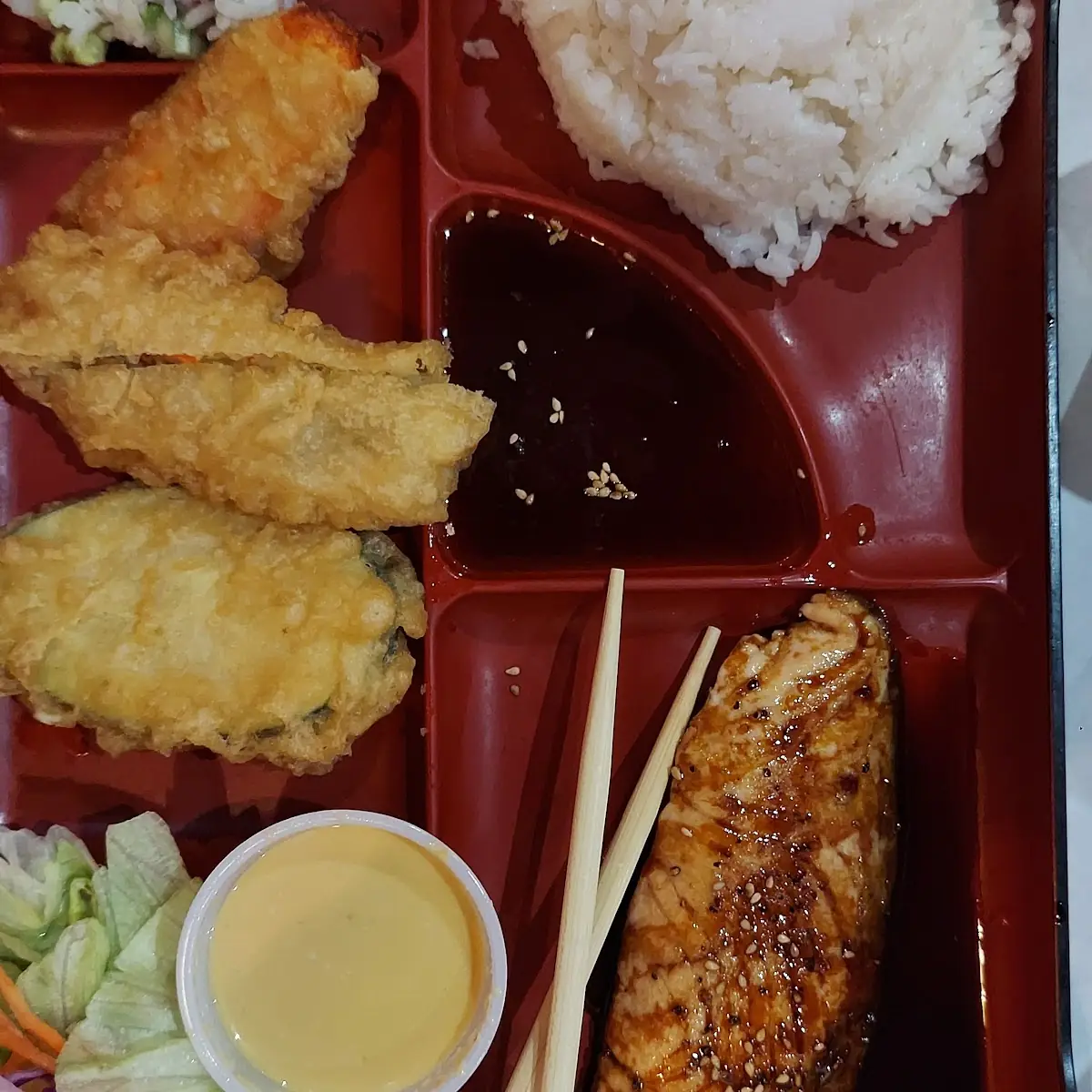 Teriyaki Salmon Bento