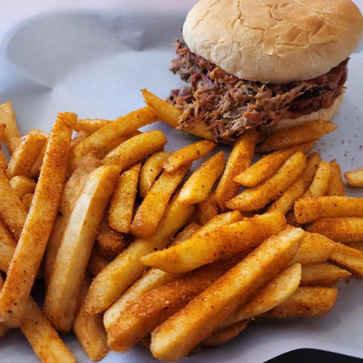 Pulled Pork Sandwich with Fries