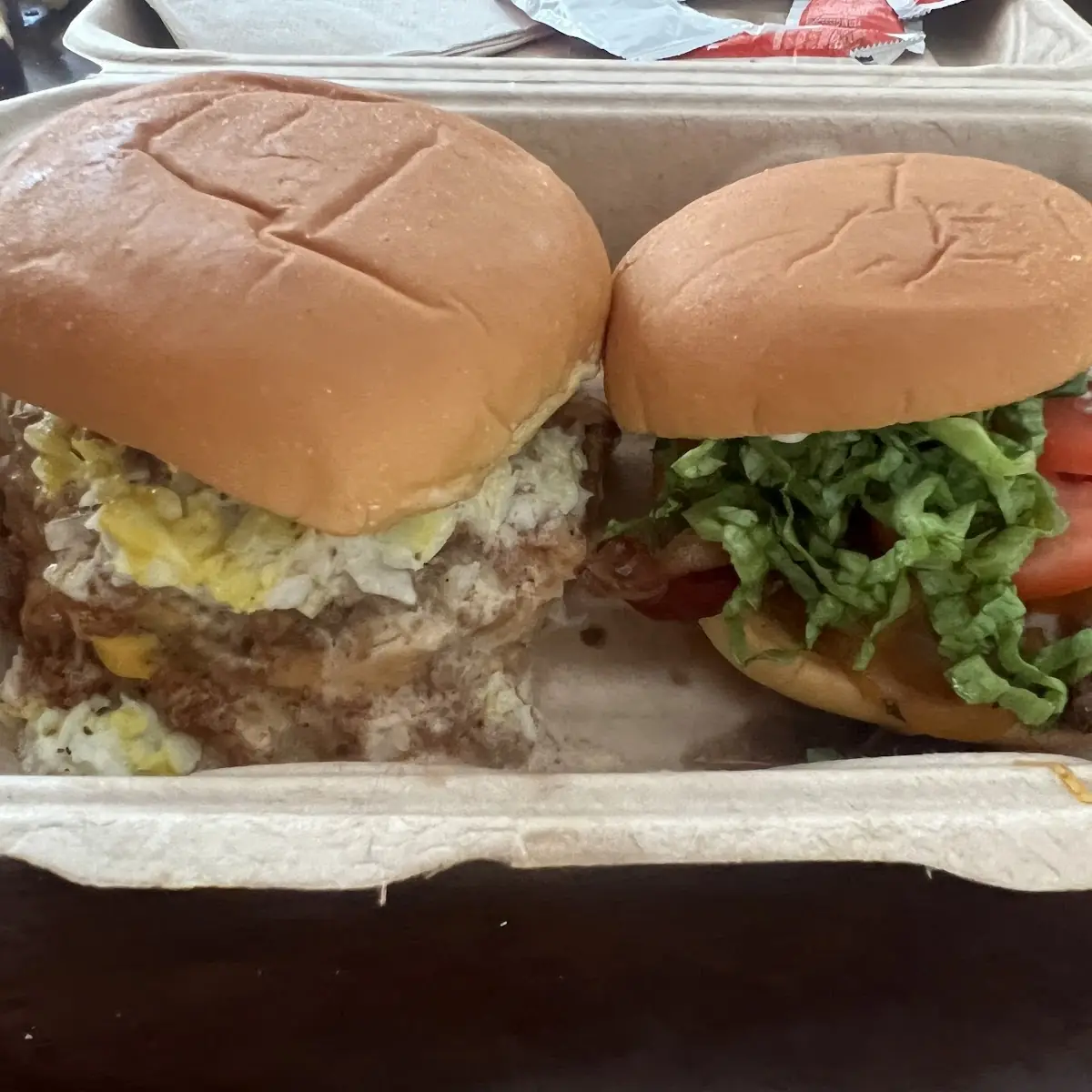 Trip Advisor Burger and Bacon Burger