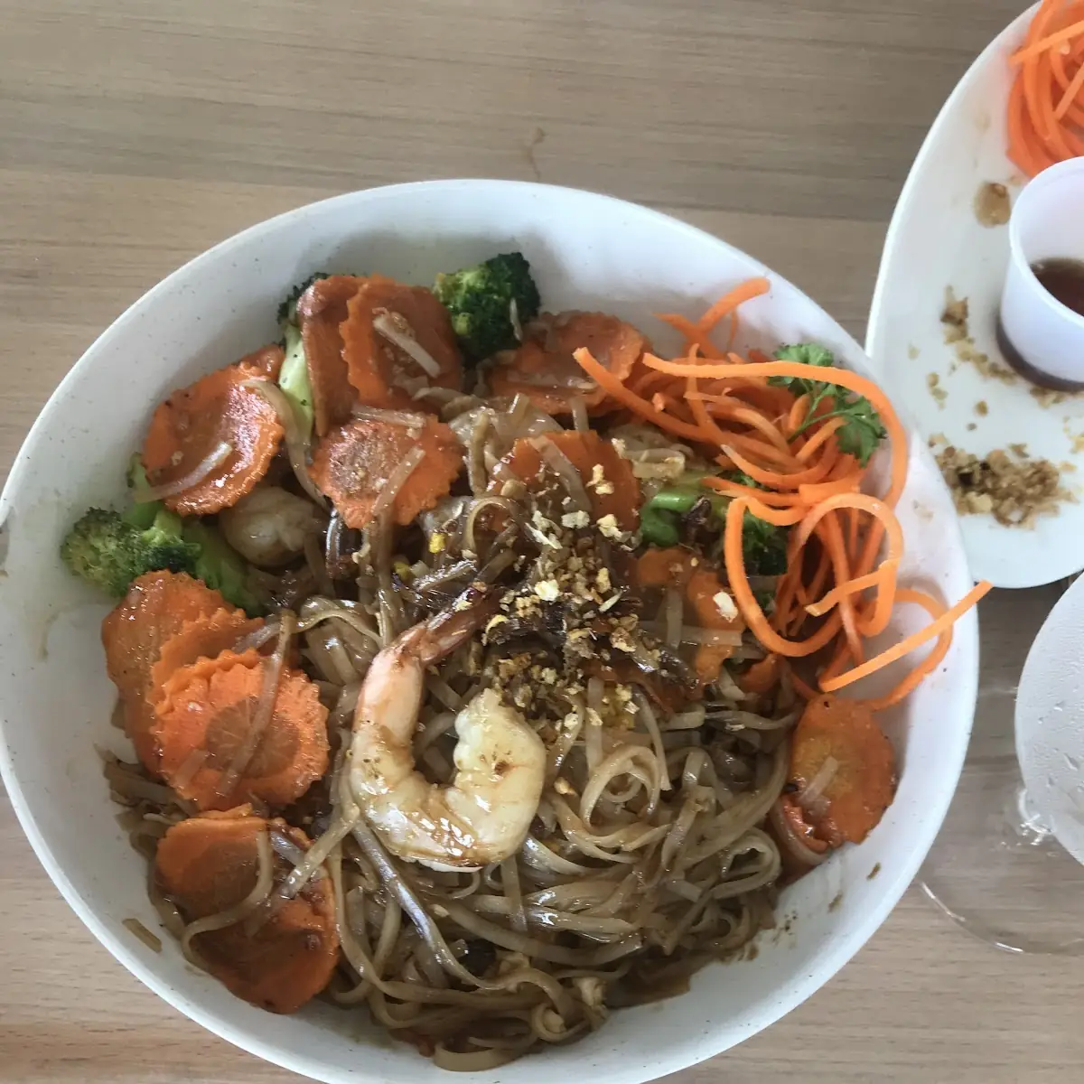 Pad See EW with Shrimp