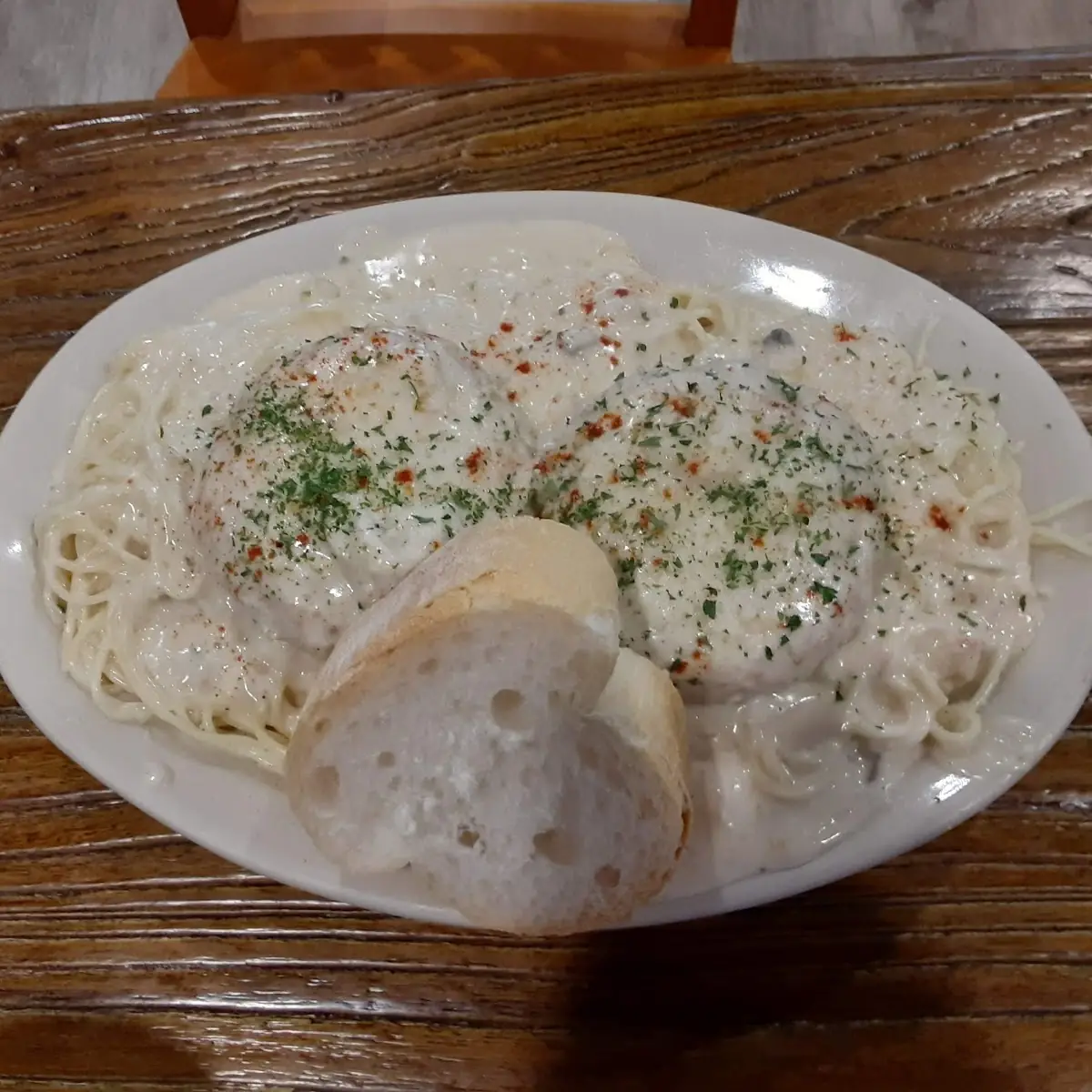 Crab Cakes Pasta