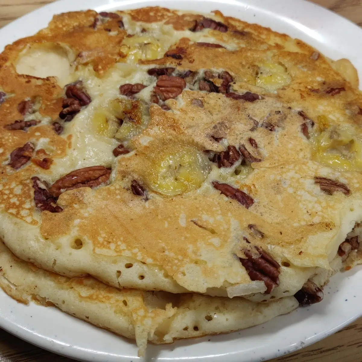 Banana Pecan Pancakes