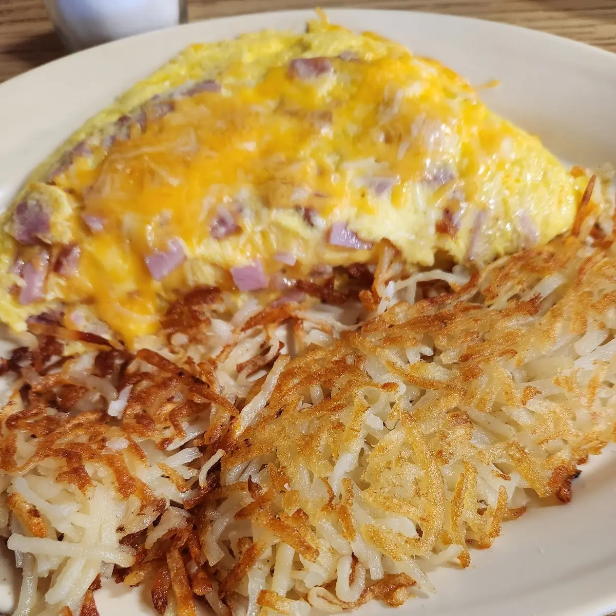 Han and Cheese Omelette