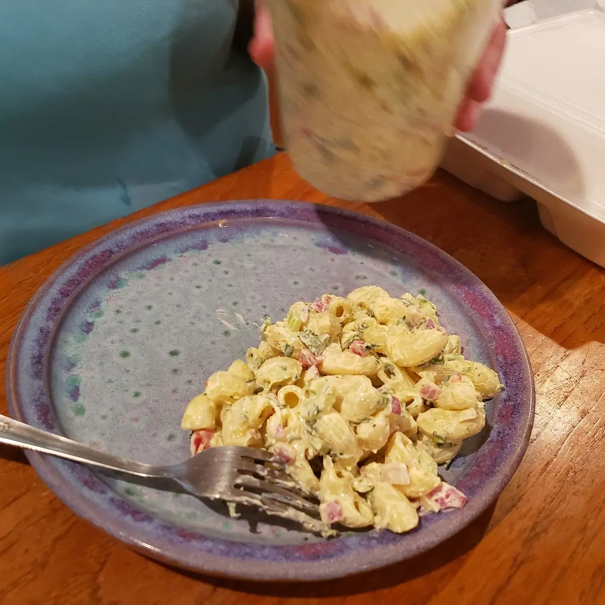 Large Container Macaroni Salad