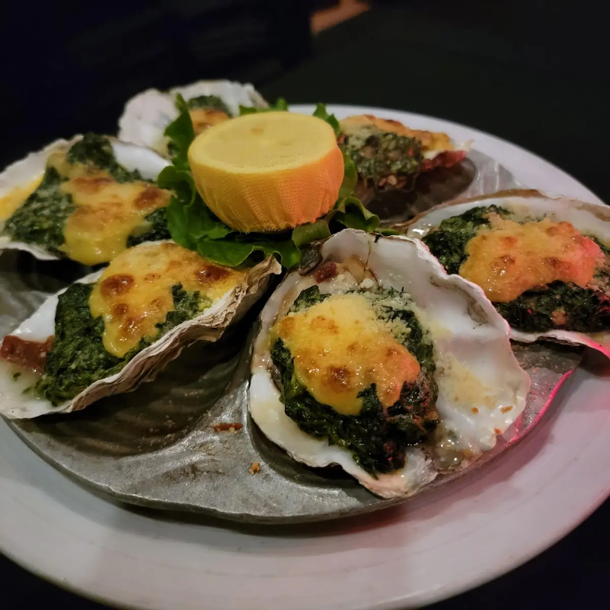 Oysters Rockefeller
