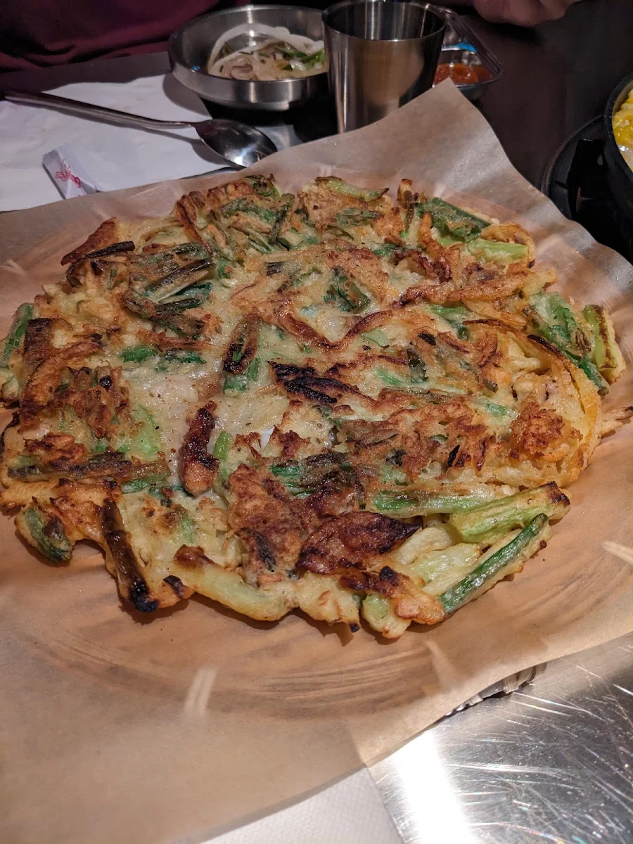 Seafood Pancake, Daldongnae Korean BBQ - Waterloo