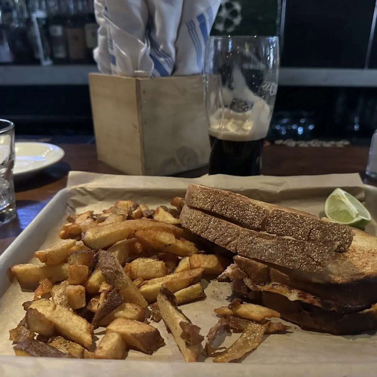Grill Cheese and Fries