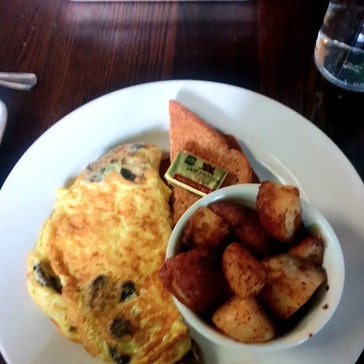 Mushroom and Cheese Omelette