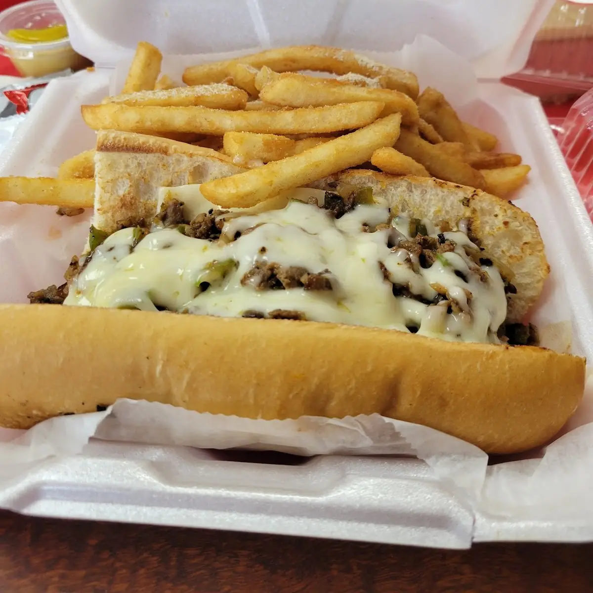 Loaded Philly Cheese Steak Fries