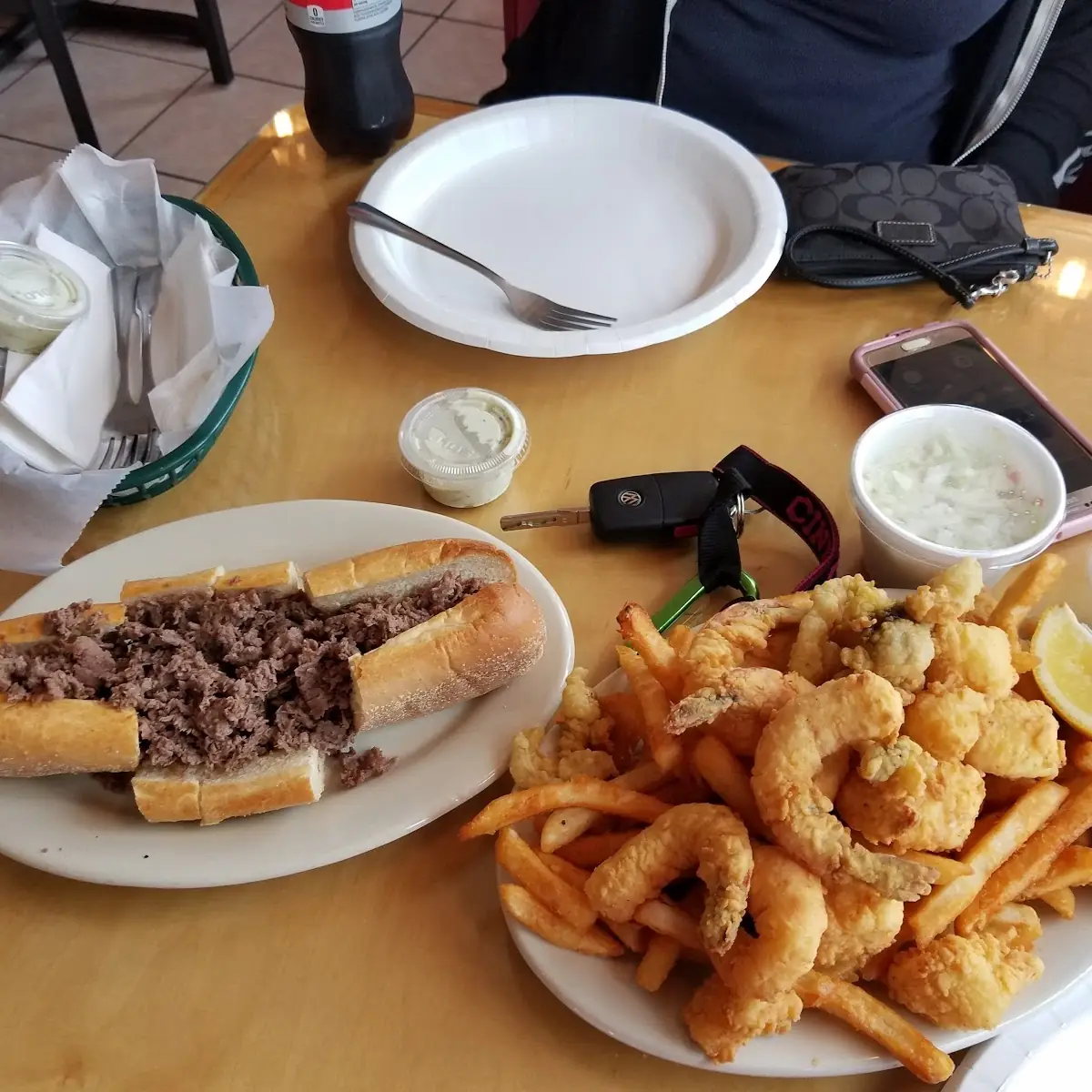 Steak and Cheese and Seafood Platter