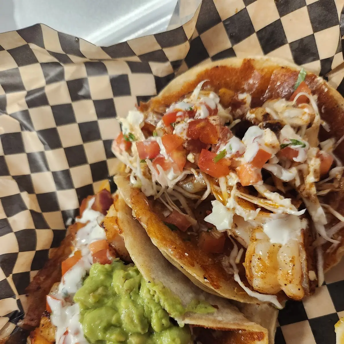 Smokey Shrimp and Bacon Shrimp Tacos