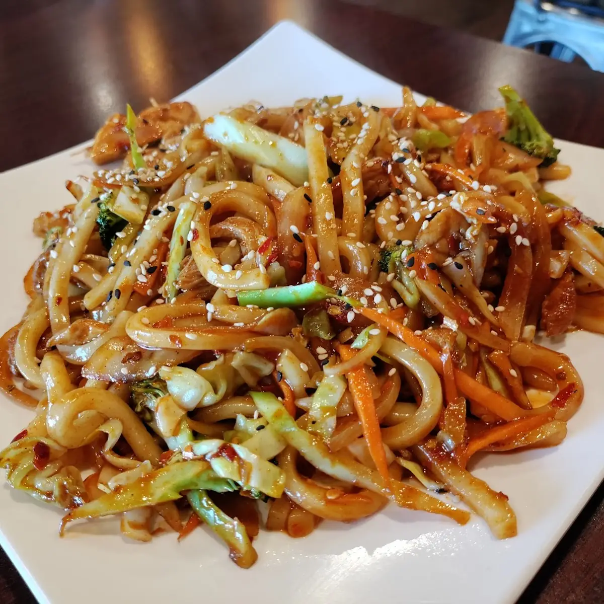 Chicken Yaki Udon with Extra Spice