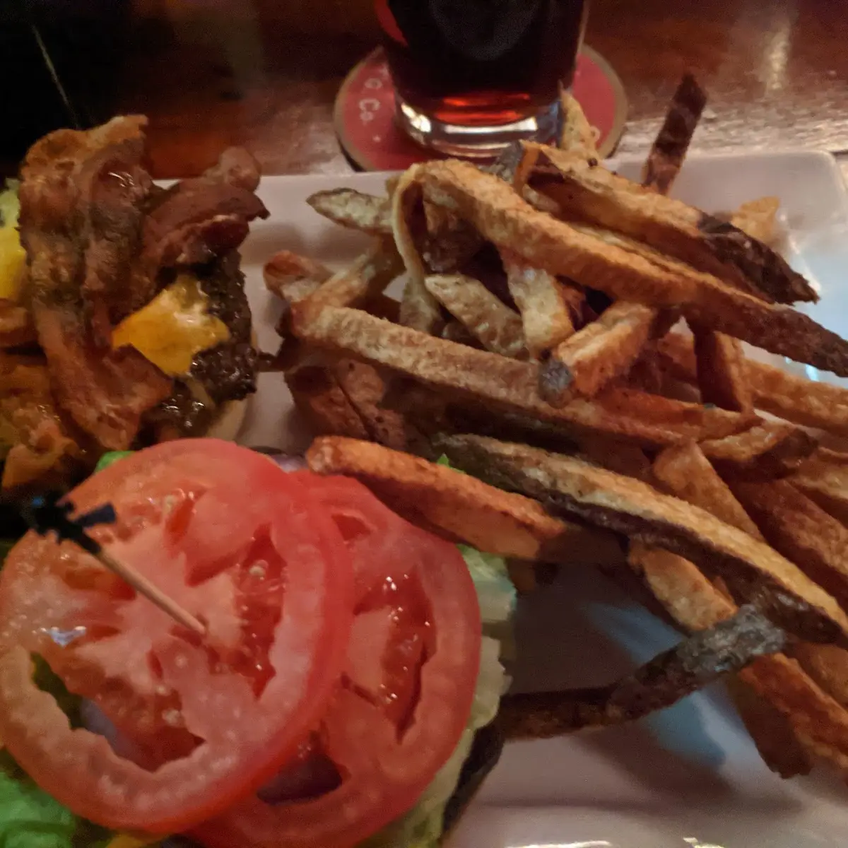Bacon Cheeseburger & Fries