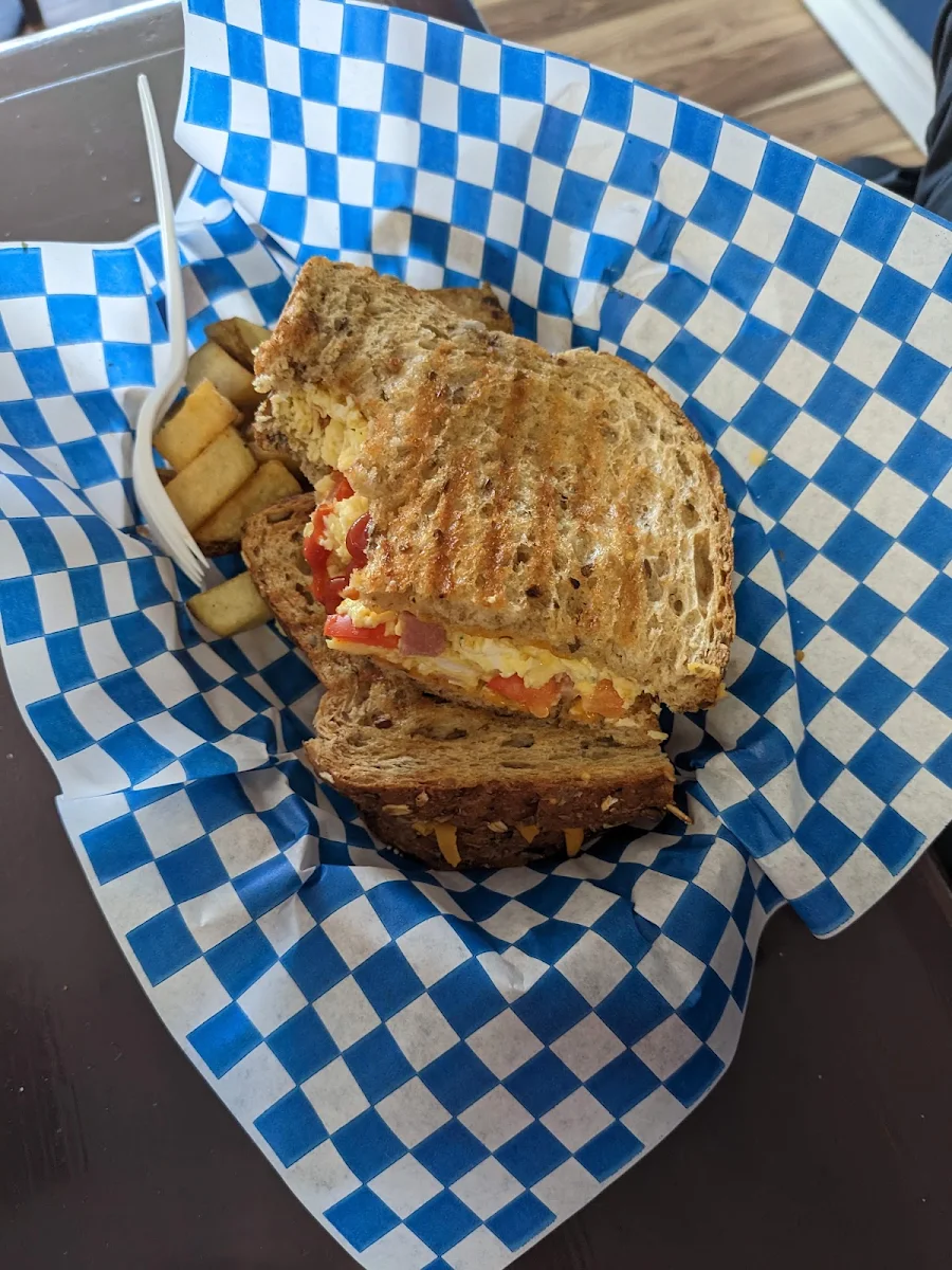 Western Sandwich on Brown Bread
