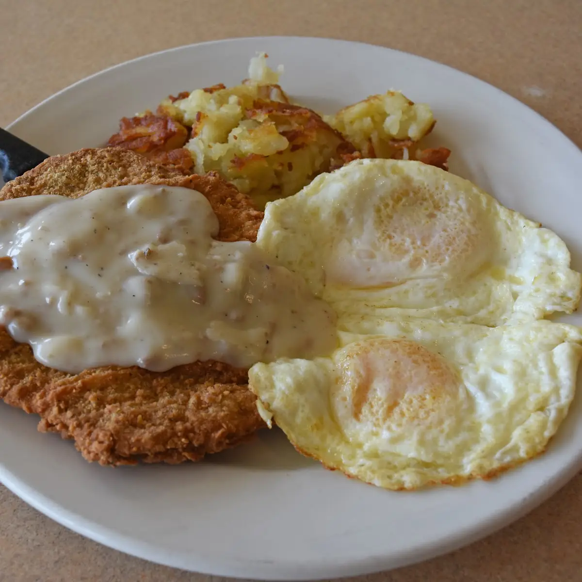 Country Fried Steak & Eggs