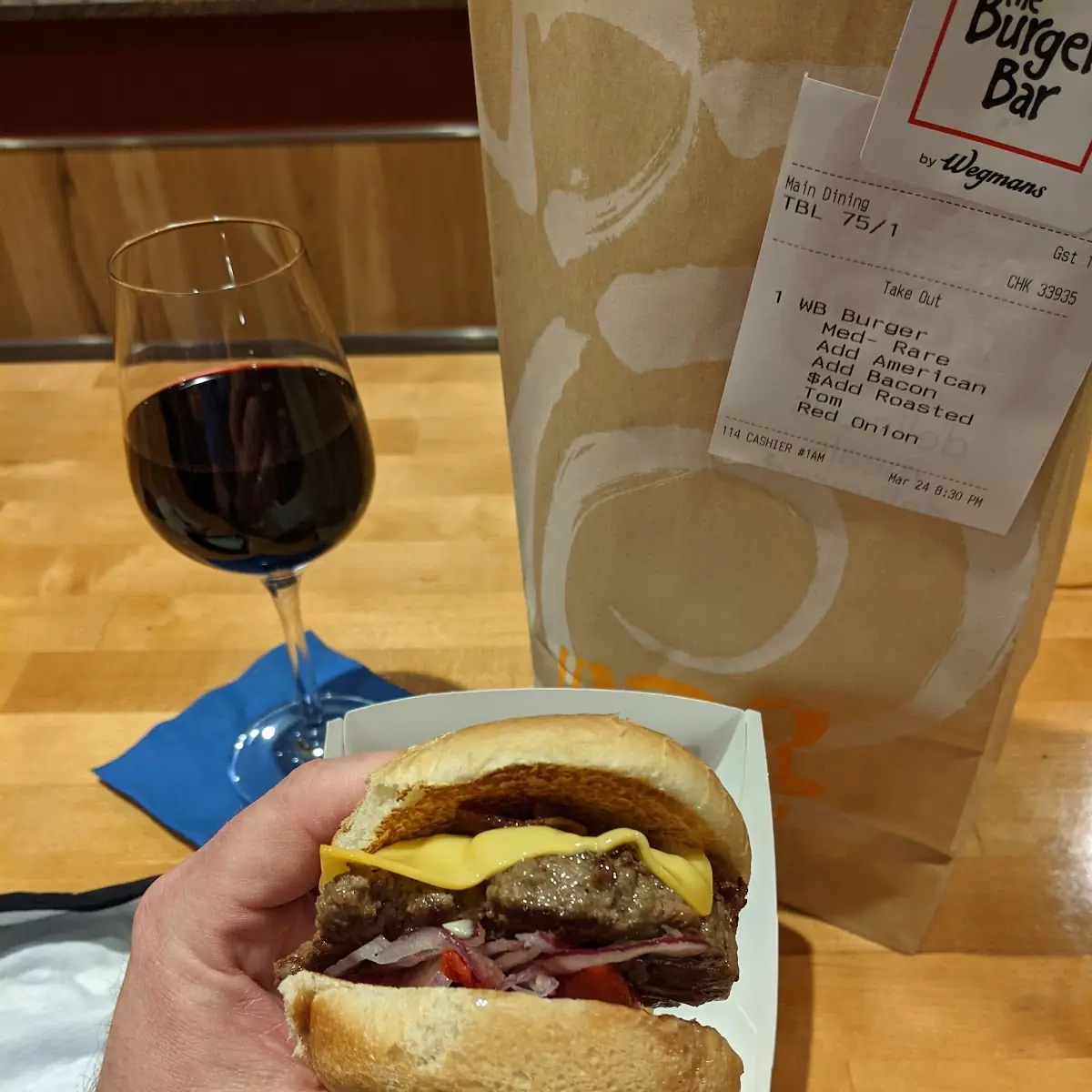 All American Burger with Bacon