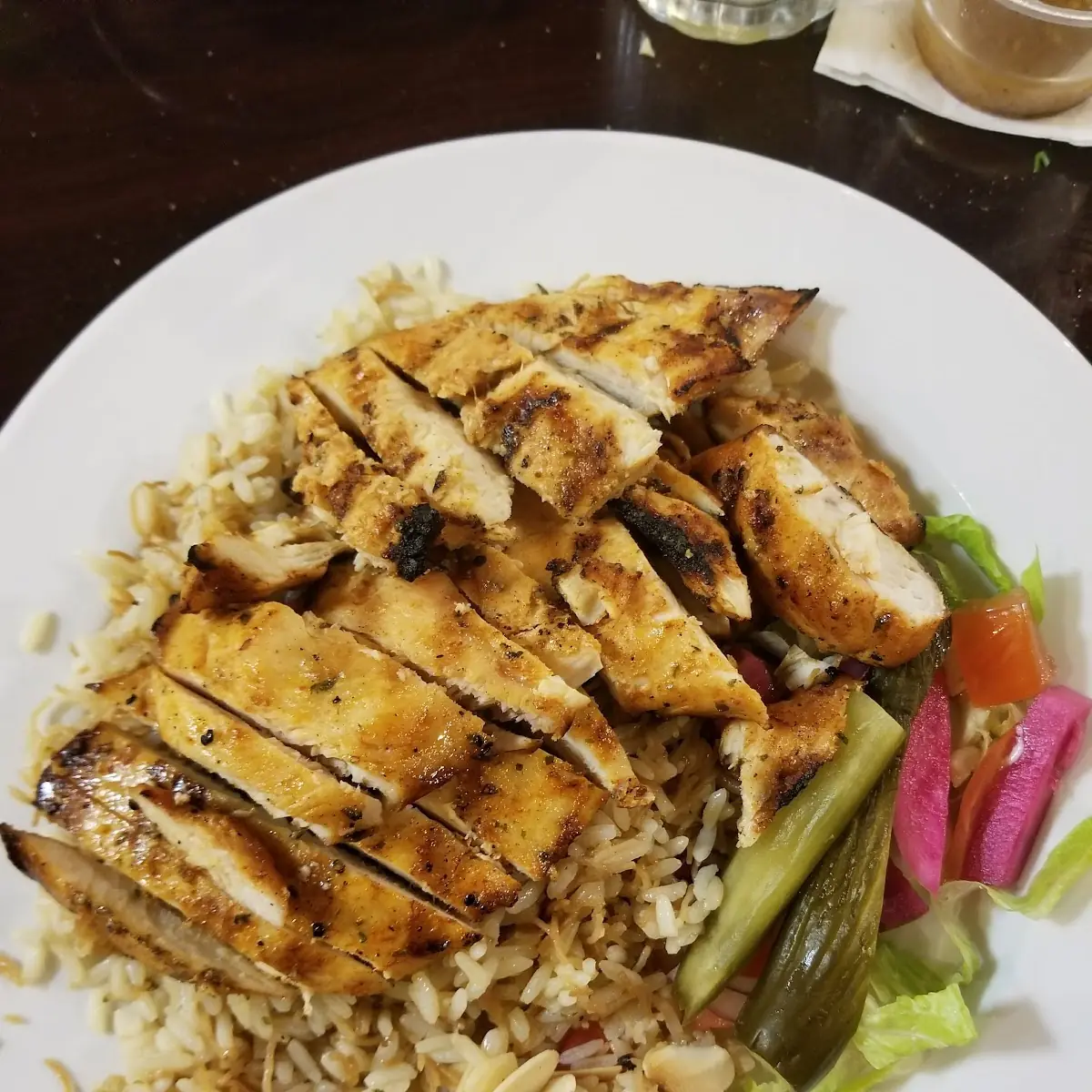 Grilled Chicken over Rice