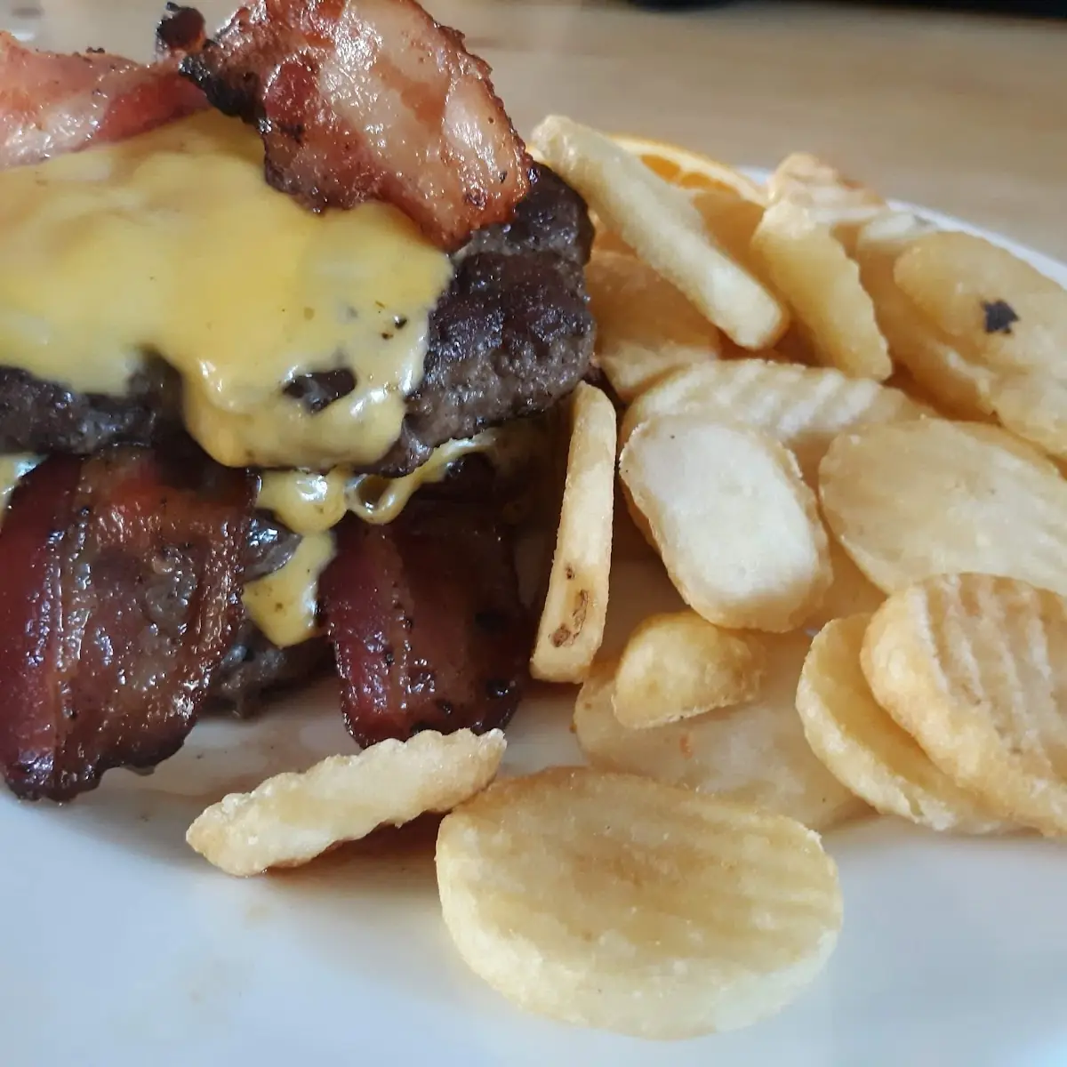 Bacon Burger Basket