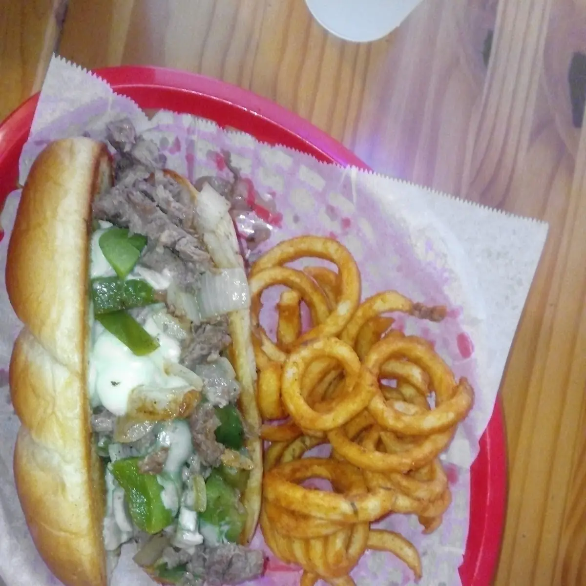 Ice Cracking Philly Cheese Steak