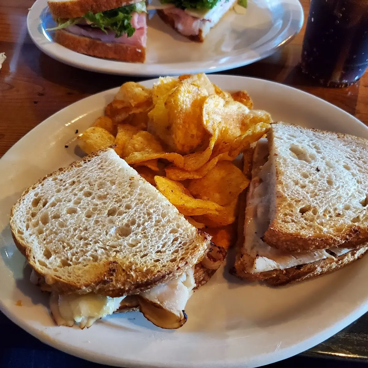 Turkey and Brie with Side Salad