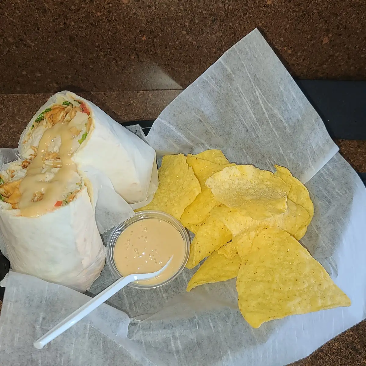 Asian Ginger Chicken Wrap