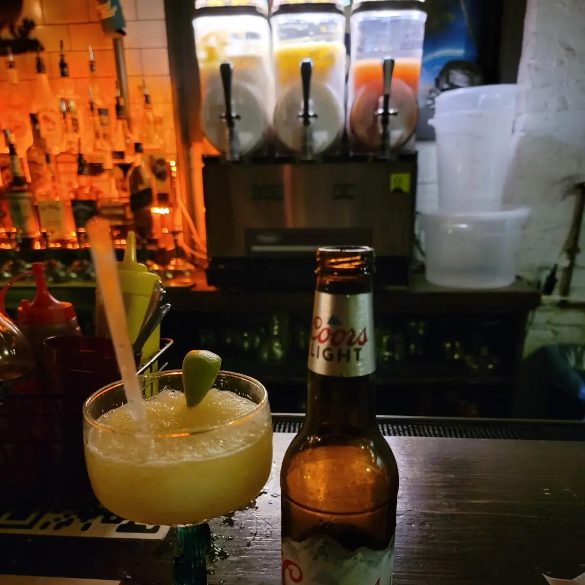 Frozen Margaritas and Coor's Light