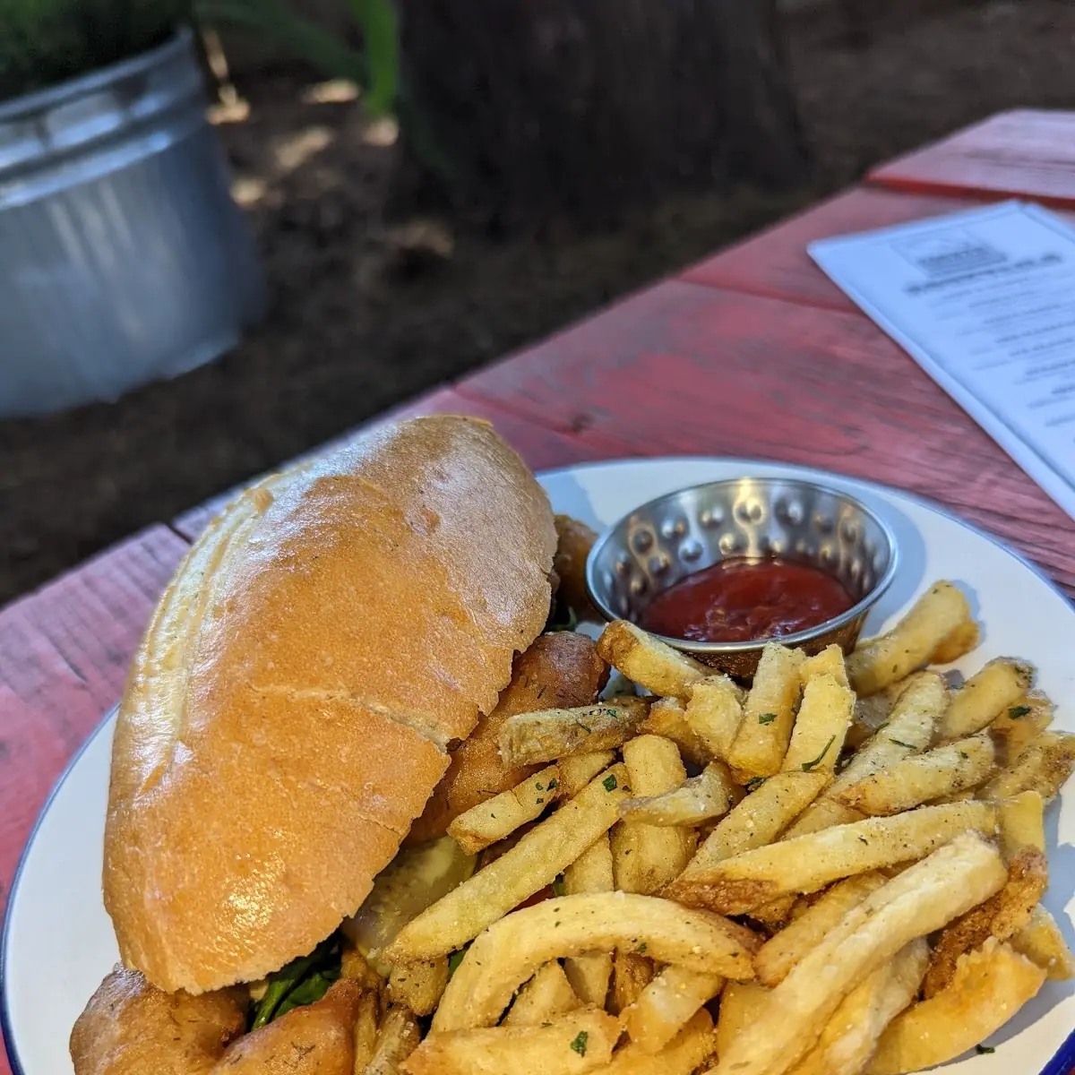 PO Boy Sandwich Cod Fish