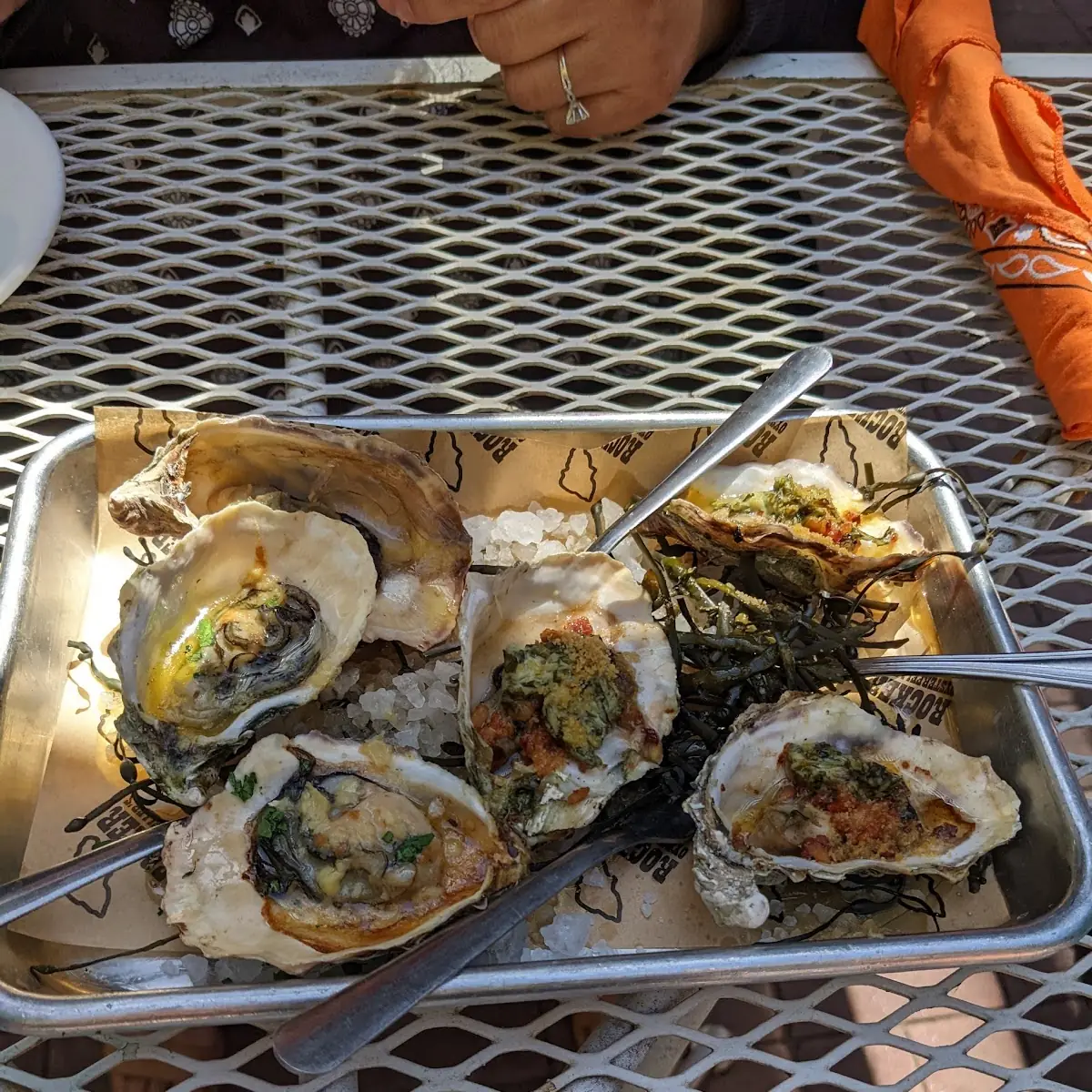 Six Raw on the Half Shell