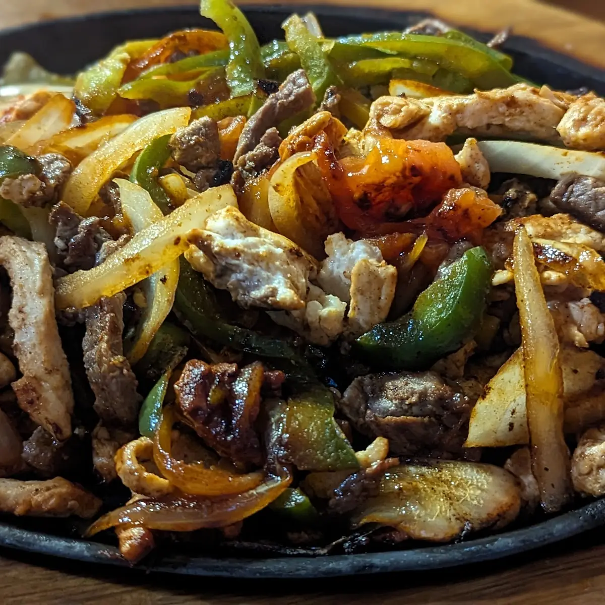 Steak and Chicken Fajitas