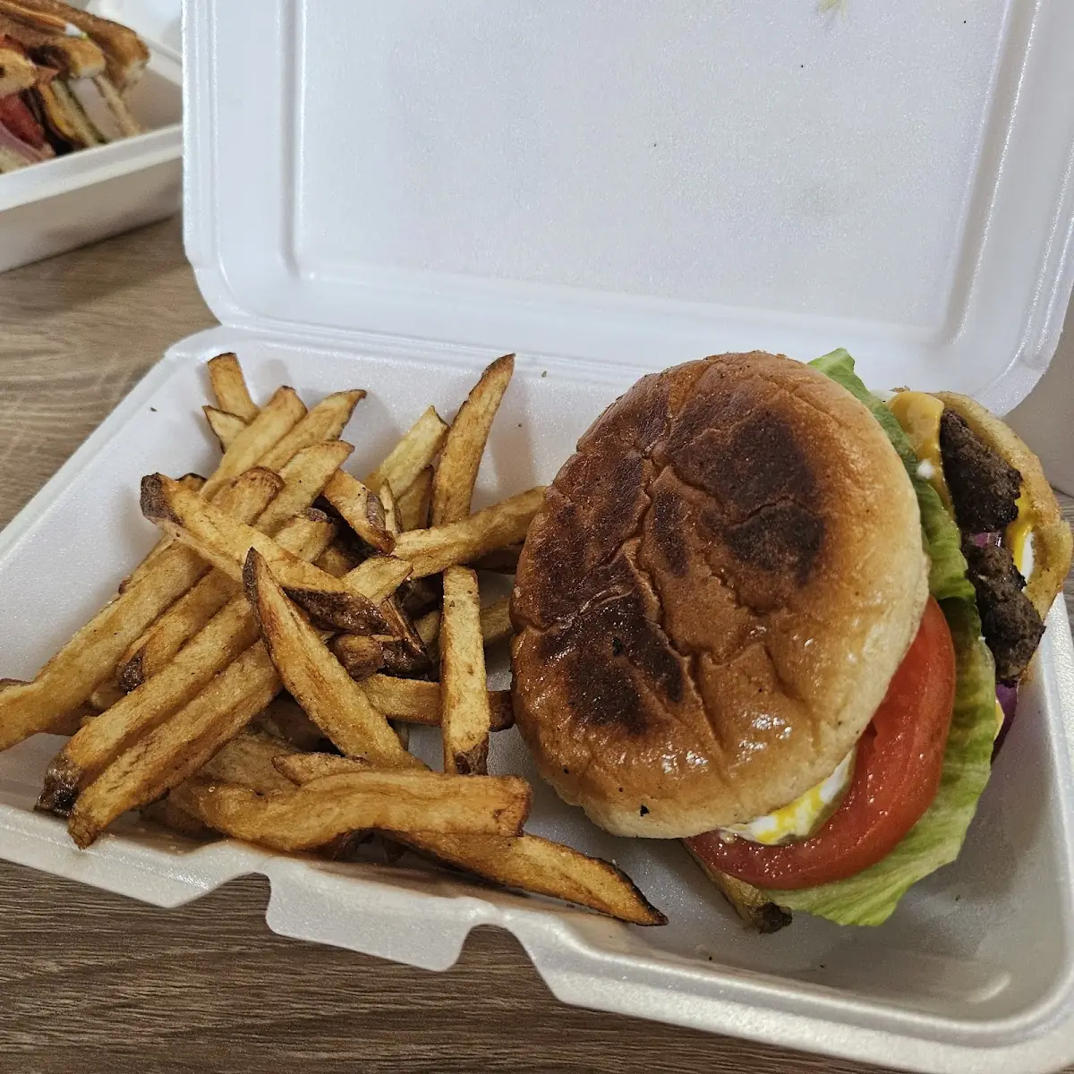 Crispy Fries and Beef Sandwich Combo