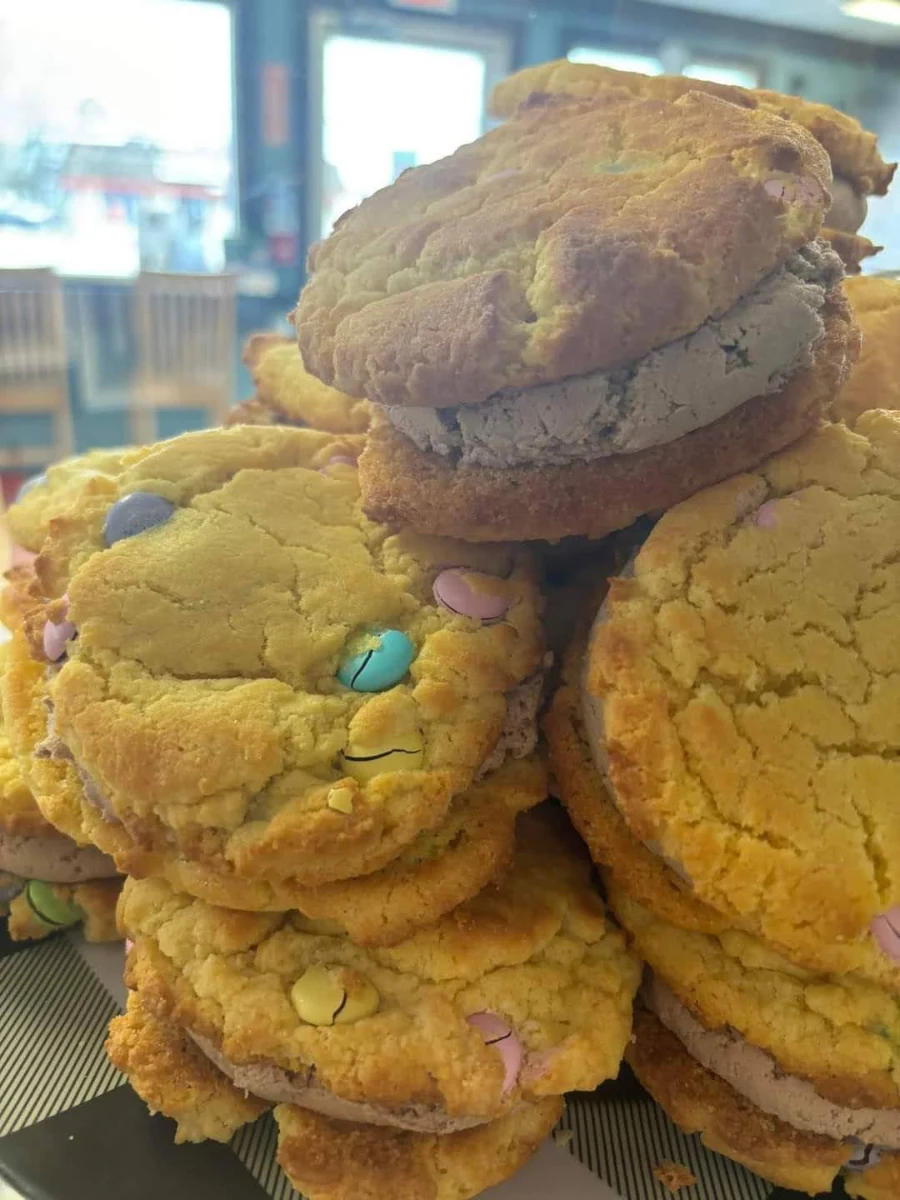 M&M Sandwich Cookie