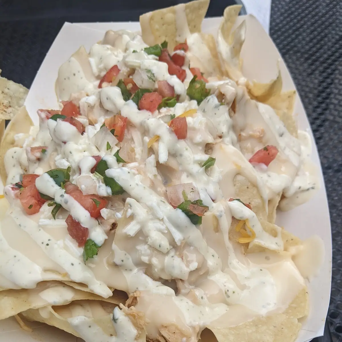 Shredded Chicken Nachos