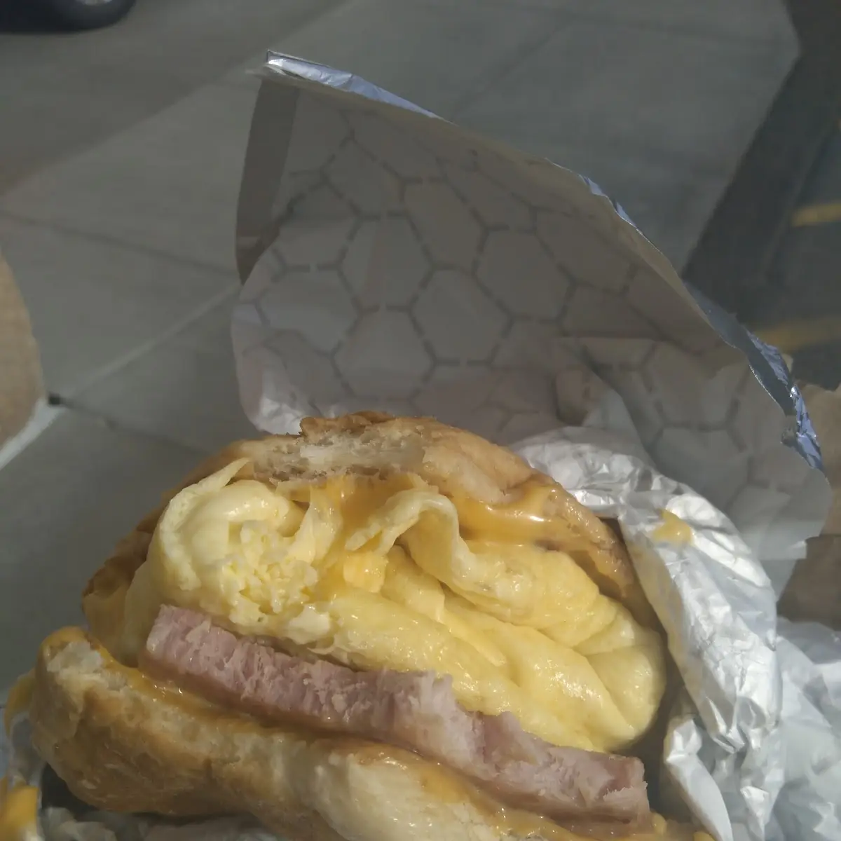 Ham Egg and Cheese