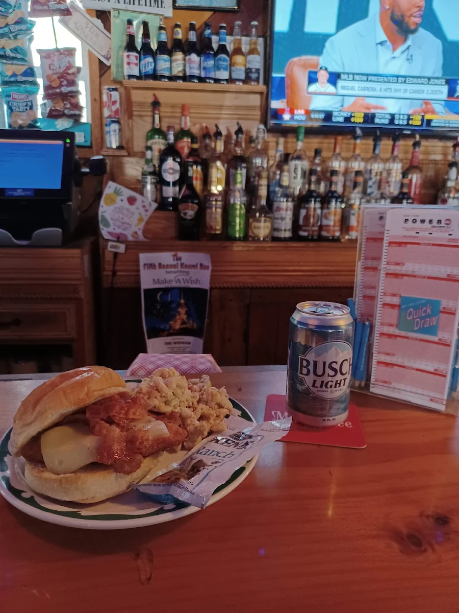 Breaded Chicken Sandwich with Bacon Ranch and Cheese
