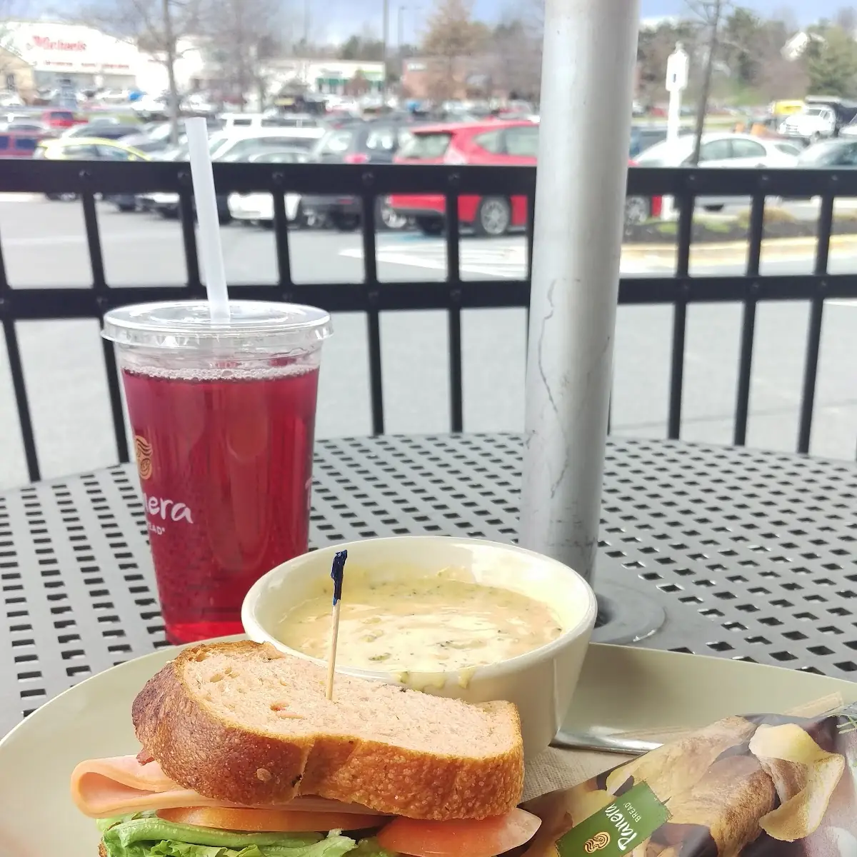 Turkey Bacon Bravo with Broccoli Cheddar Soup