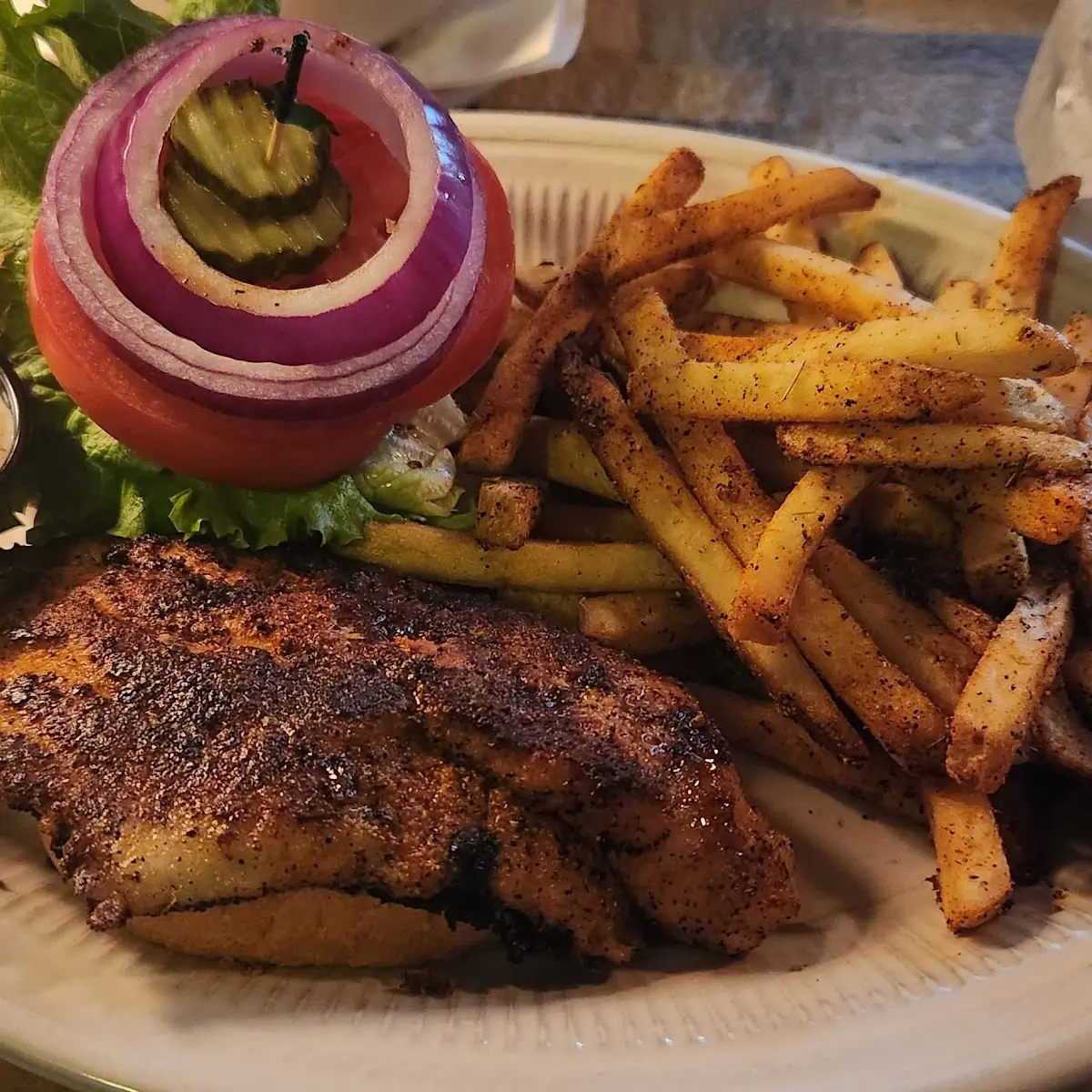 Blackened Catfish Sandwich