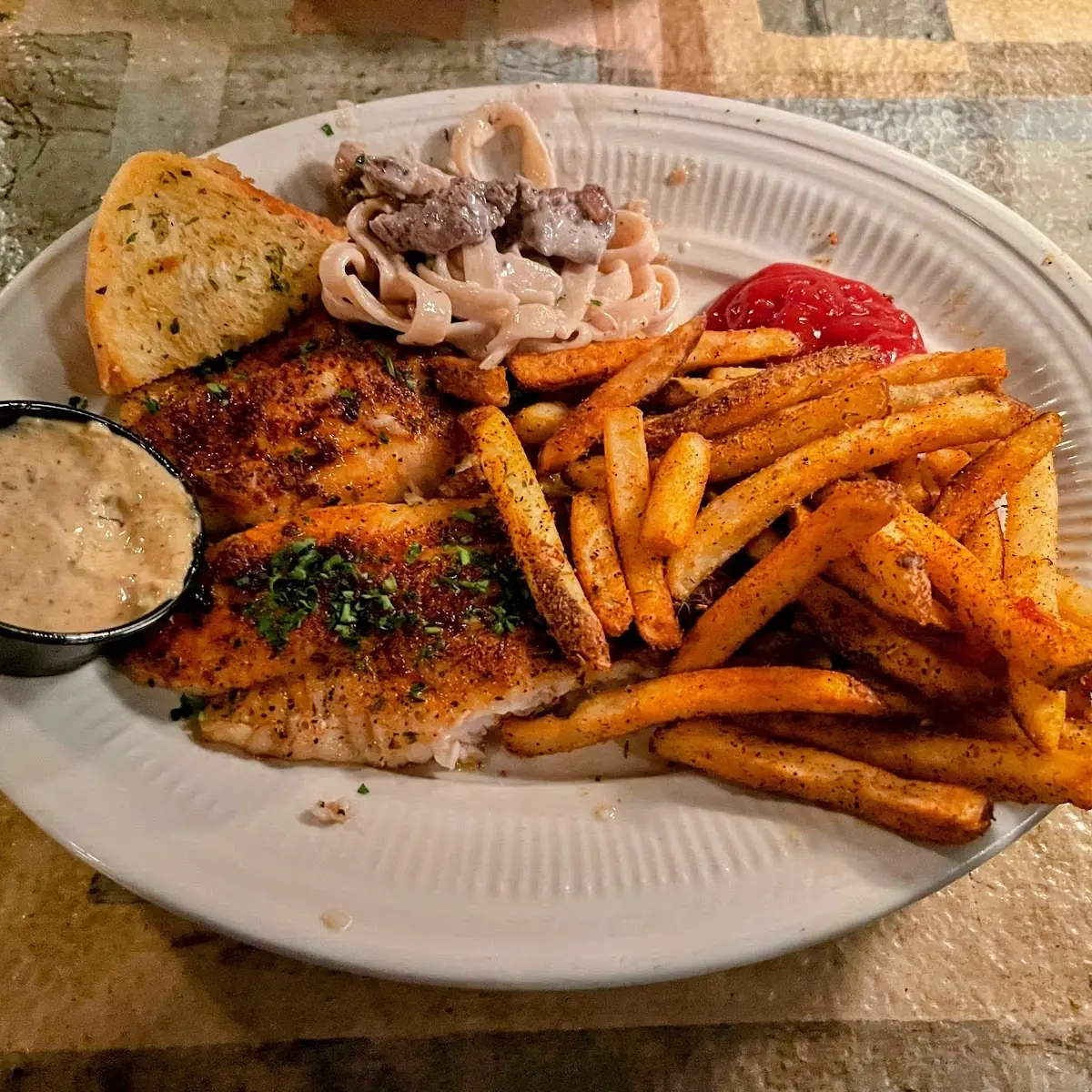 Fries Cajun Fries Pasta Salad